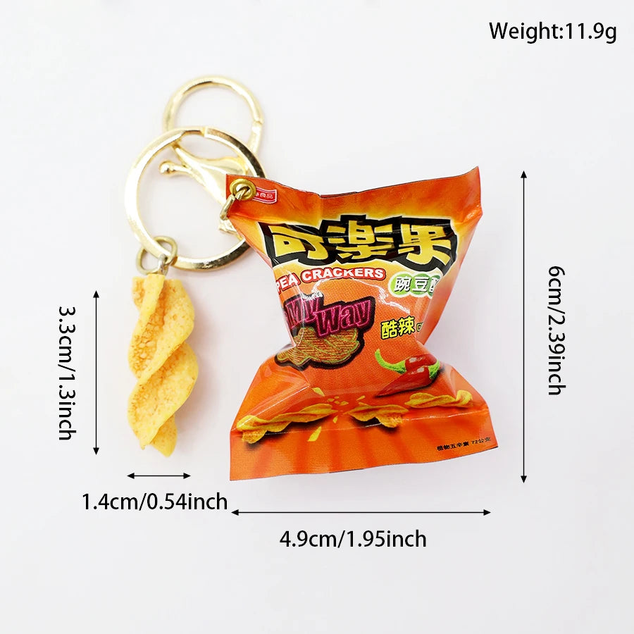 Simulation 可樂果 (Koloko) Bag of Pea Crackers Keychain