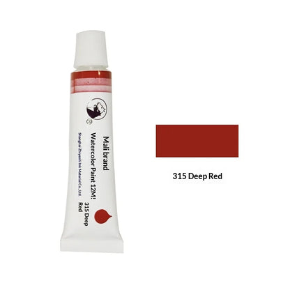 Marie's 36 Colors Watercolor Paint Set 12ml Aluminum Tube Single Refill Pigment for Artist Hand Painting Art Drawing Supplies
