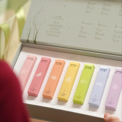 Niche Fresh Fruity Fragrance Mini Sample Perfume Gift Set 7*5ml Long Lasting Peach Coconut Originales High Quality for Women