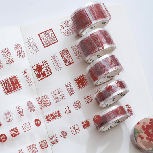 Traditional Chinese Auspicious Seal Roll
