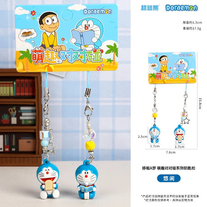 Doraemon Figure Duo Keychain Pack of 2