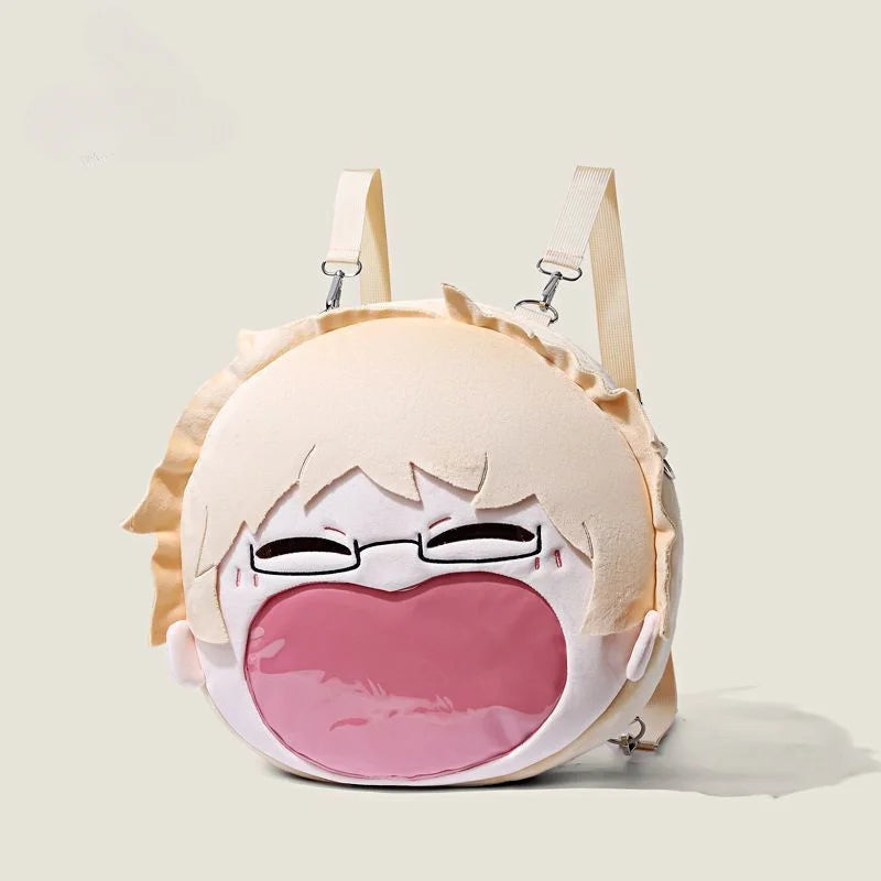 Haikyuu!! Tsukishima Kei Big Mouth Ita Backpack
