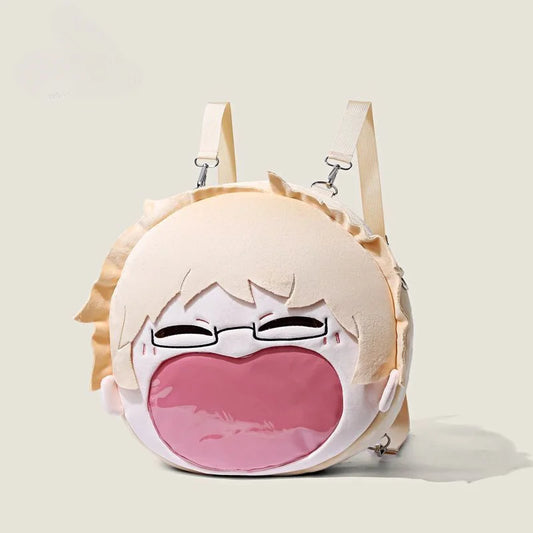 Haikyuu!! Tsukishima Kei Big Mouth Ita Backpack