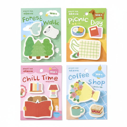 NOTE FOR Park Inspired Illustrated Sticky Notes