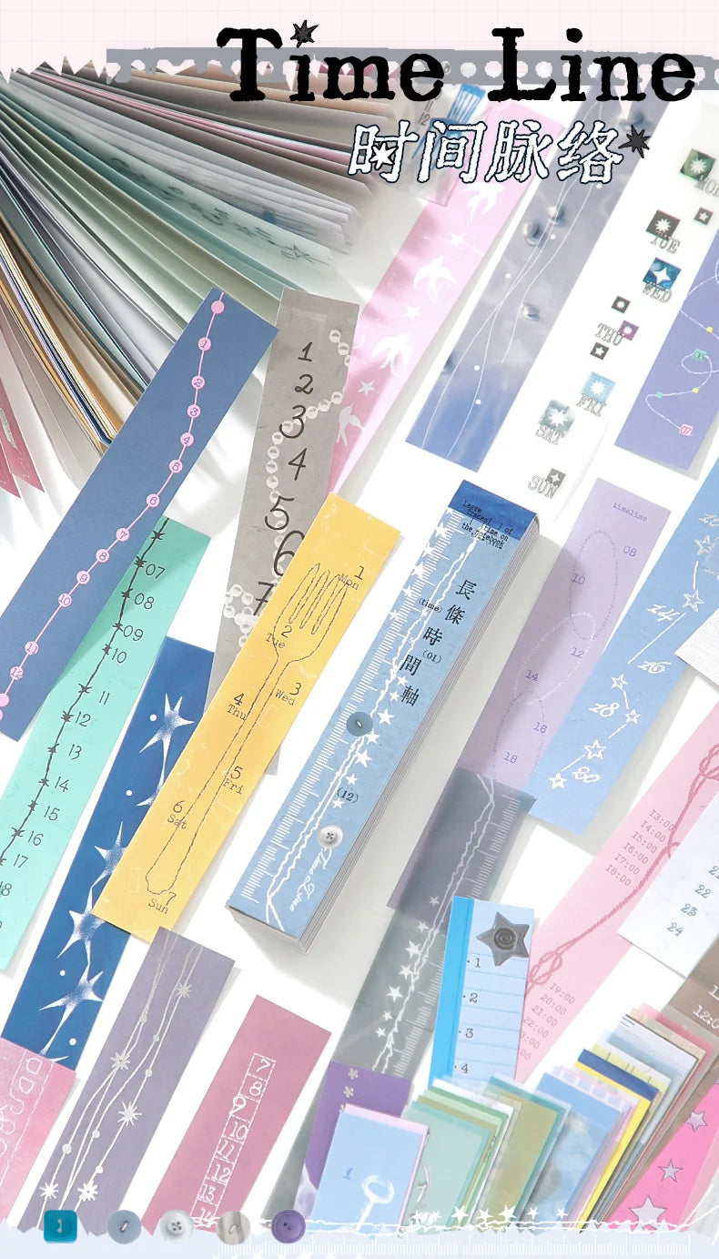 120 Sheet Long Strip Pad of Paper