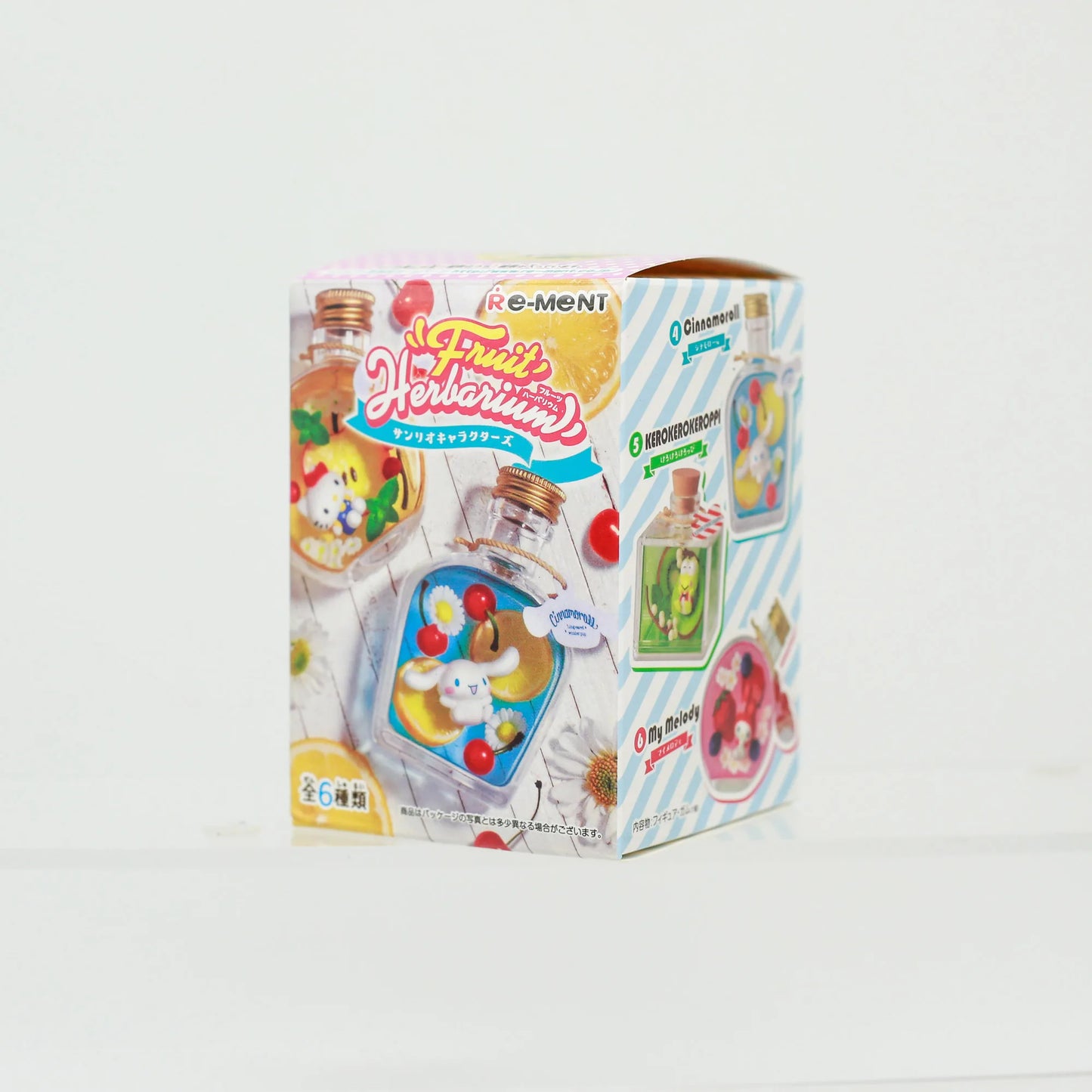 RE-MENT Sanrio Blind Box Toys Miniature Fruit Scene Anime Figure Hello Kitty My Melody Cinnamoroll Doll Model Toys Gifts