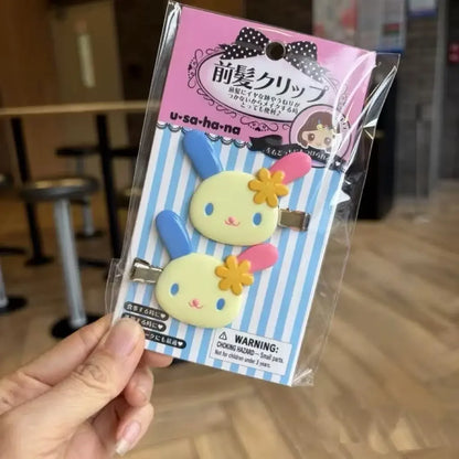 New Sanri Charmmy Kitty Hair Clips Cartoon Decor Barrette Clip Fashion Women Seamless Bangs Clip Cute Duckbill Clip for Party