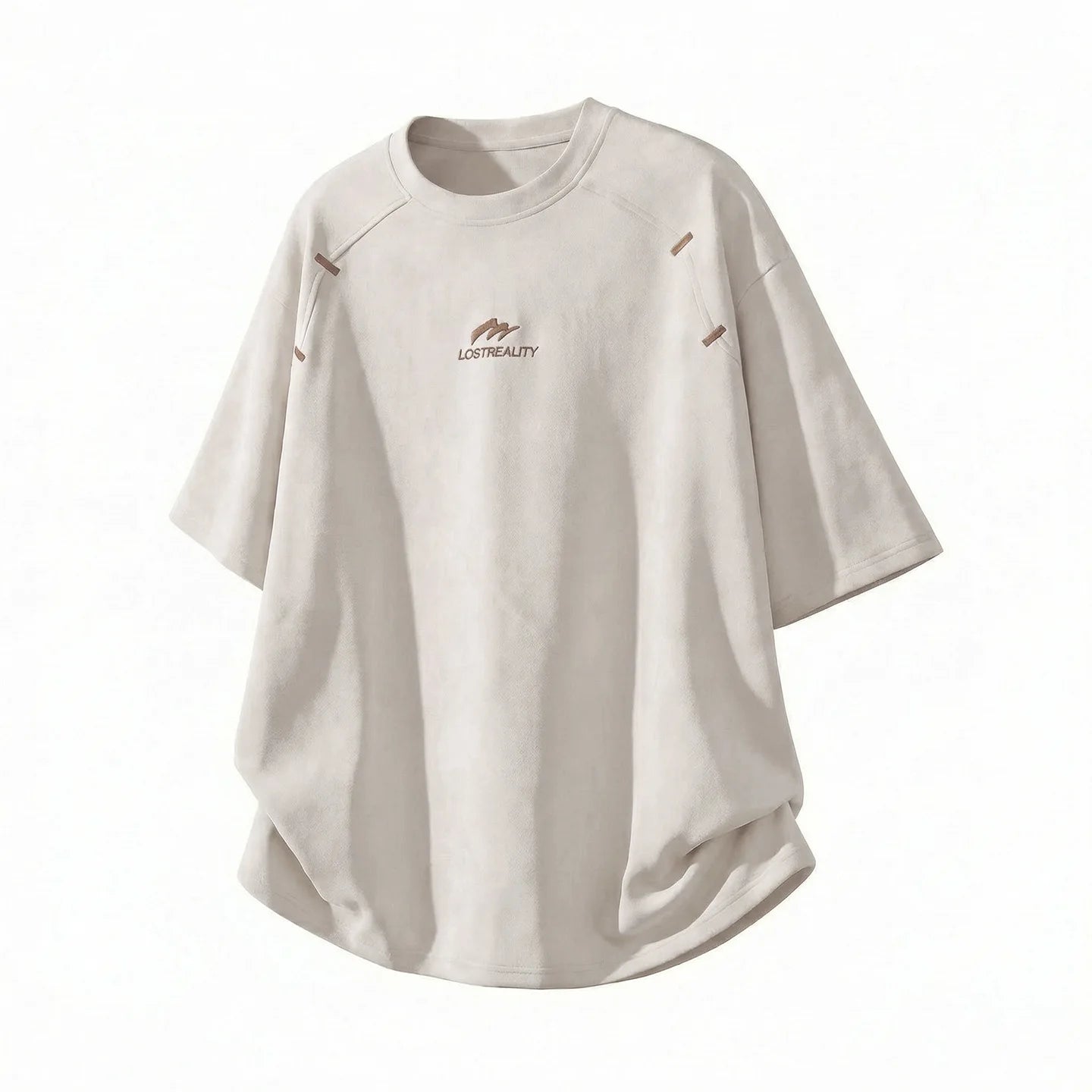 Textured Cotton T-Shirt