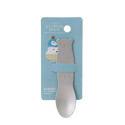 TaiDaMi Arctic Animal Aluminum Ice Cream Spoon