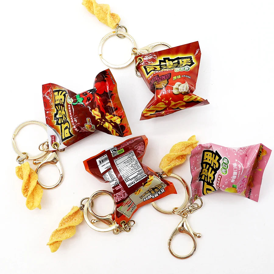Simulation 可樂果 (Koloko) Bag of Pea Crackers Keychain