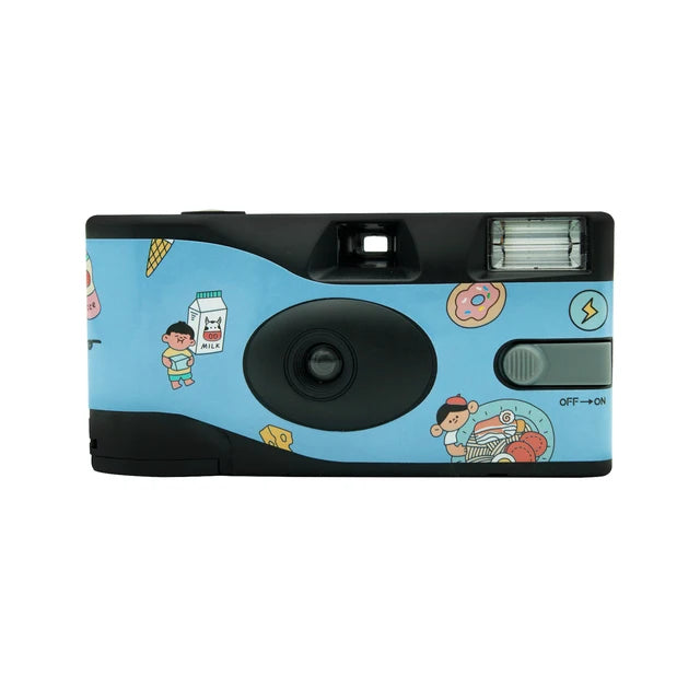 FYE Camera 27 Exposure Photos 31mm F11 30mm F9 ISO400 FYE Retro Camera New Single Use One Time Disposable Film Camera with Flash