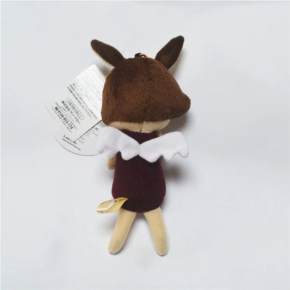 Yoshitomo Nara Walk On Exhibition Series Black Guard Angel Plush Keychain