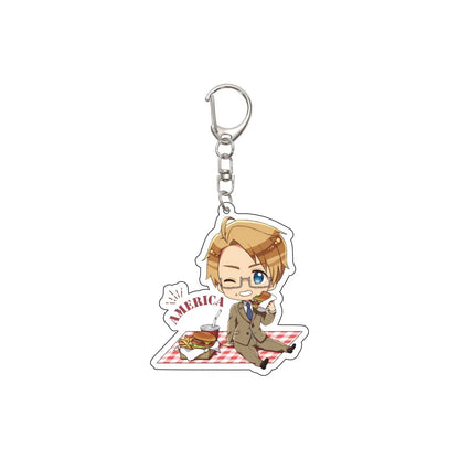 Hetalia Acrylic  Keychain