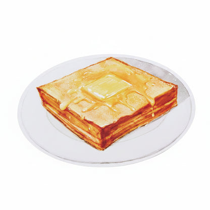 Watercolor Hong Kong Food Illustration Postcard Set