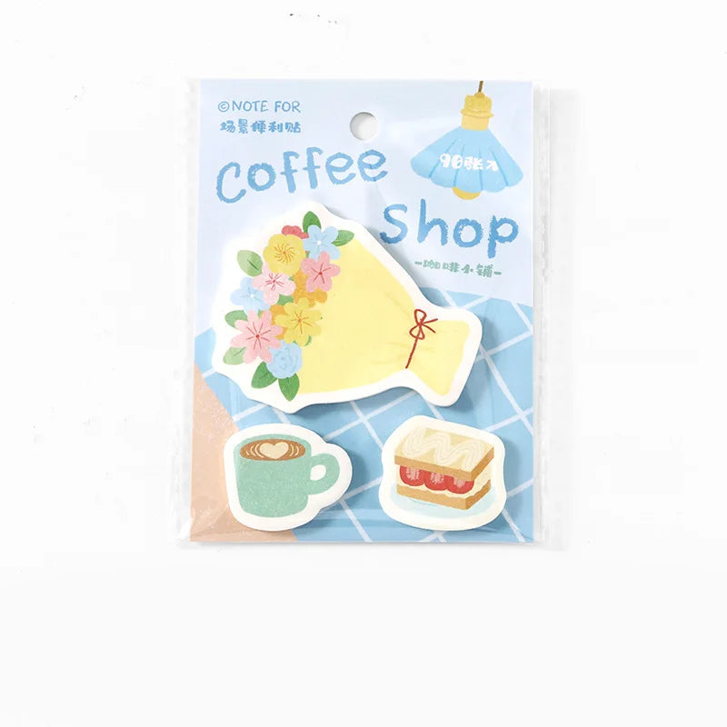 NOTE FOR Park Inspired Illustrated Sticky Notes