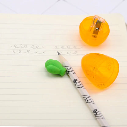 Carrot Pencil Sharpener With Eraser