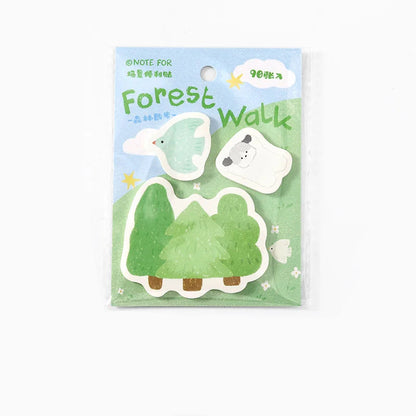 NOTE FOR Park Inspired Illustrated Sticky Notes