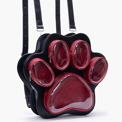 Vegan PVC Cat Paw Ita Backpack