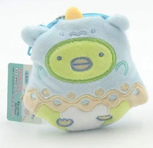 Shirokuma Penguin Tonkatsu Neko Tokage Ebifurai Plush Coin Purse Keychain