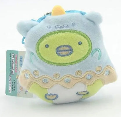 Shirokuma Penguin Tonkatsu Neko Tokage Ebifurai Plush Coin Purse Keychain