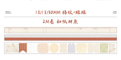 Washi Tape Roll Pack of 3