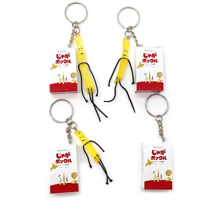 Simulated Box of Jaga Pokkuru (じゃがポックル) Potato Sticks Keychain