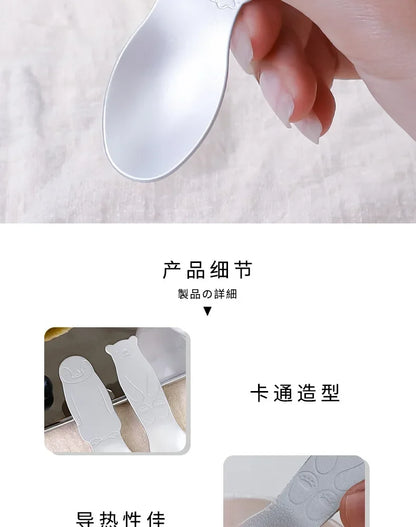 TaiDaMi Arctic Animal Aluminum Ice Cream Spoon