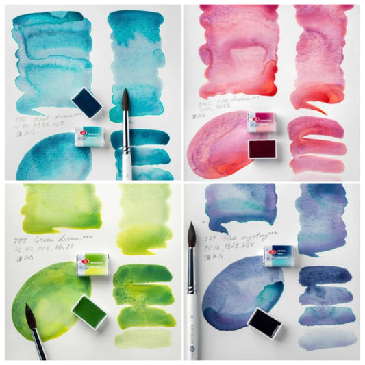Russian White Nights Granulation Watercolor