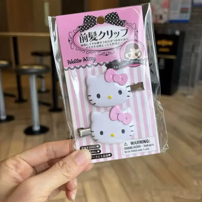 New Sanri Charmmy Kitty Hair Clips Cartoon Decor Barrette Clip Fashion Women Seamless Bangs Clip Cute Duckbill Clip for Party