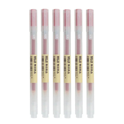 0.38 or .5mm MUJI Gel Pen Set of 6 or 8