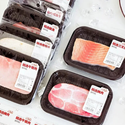 CHUGU 50 Sheet Hyper-Realistic Pack of Meat Memo Pad