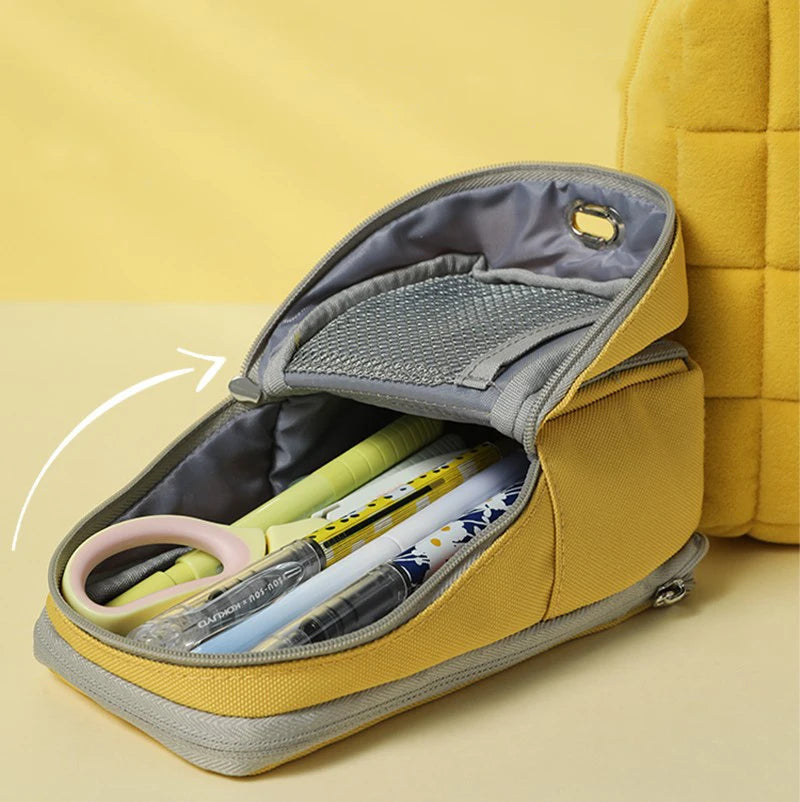 KOKUYO Soft Yellow Pencil Bag