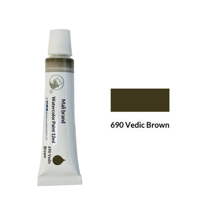 Marie's 36 Colors Watercolor Paint Set 12ml Aluminum Tube Single Refill Pigment for Artist Hand Painting Art Drawing Supplies