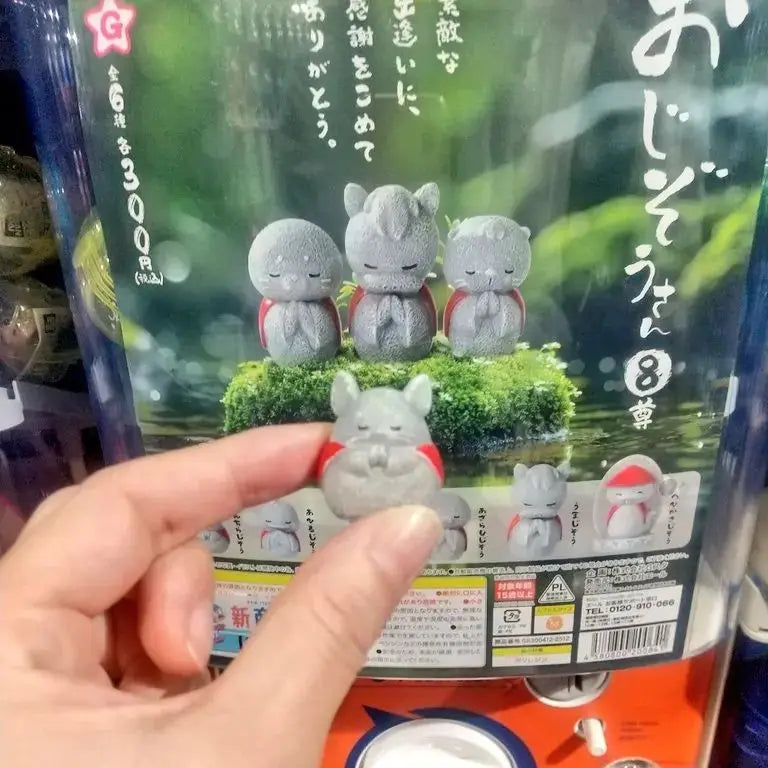 YELL WORLD Stone Jizo Animal Statues
