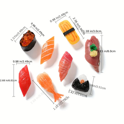 Simulation Sushi Magnet Set of 8