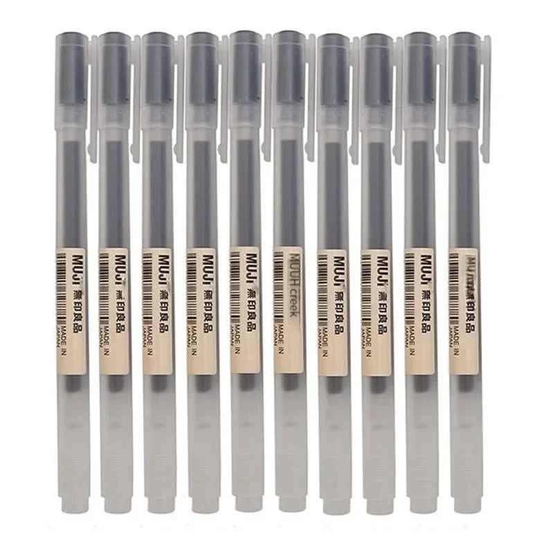0.38 or .5mm MUJI Gel Pen Set of 6 or 8
