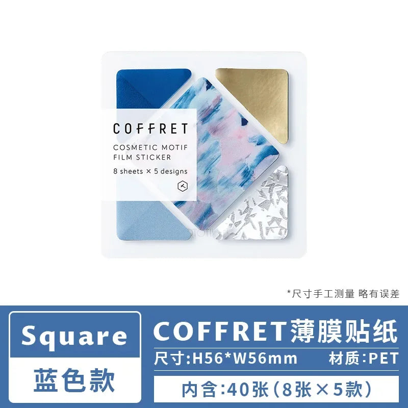 Kingjim COFFRET Makeup Palette Inspired Sticker Pack