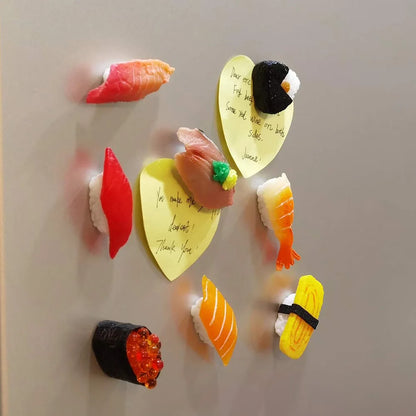 Simulation Sushi Magnet Set of 8