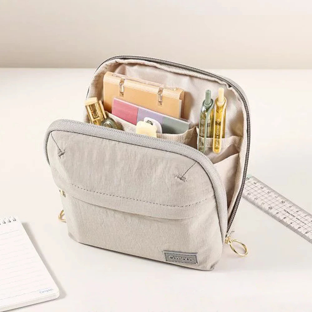 KOKUYO Campus Standing Pencil Case with Opening Shell