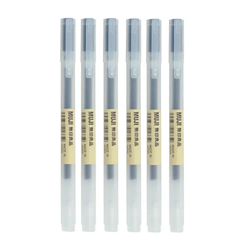 0.38 or .5mm MUJI Gel Pen Set of 6 or 8