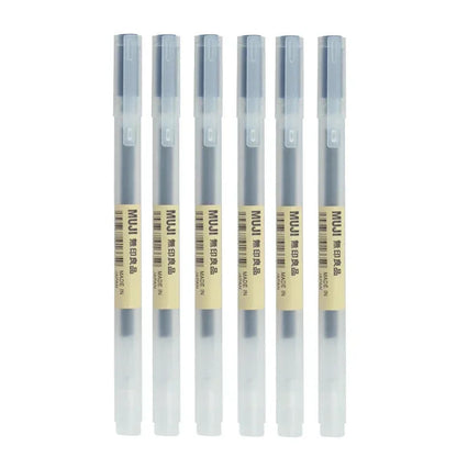 0.38 or .5mm MUJI Gel Pen Set of 6 or 8
