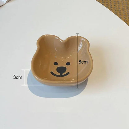 Dog/Bear Ceramic Sauce Dish