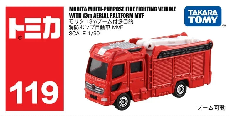 Takara Tomy Tomica Diecast 1/64 Police Car Series Fire Truck Ambulance Vehicle Helicopter Alloy Model Kids Toys Boys