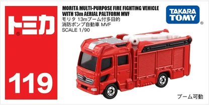Takara Tomy Tomica Diecast 1/64 Police Car Series Fire Truck Ambulance Vehicle Helicopter Alloy Model Kids Toys Boys