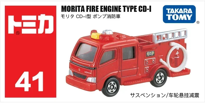 Takara Tomy Tomica Diecast 1/64 Police Car Series Fire Truck Ambulance Vehicle Helicopter Alloy Model Kids Toys Boys