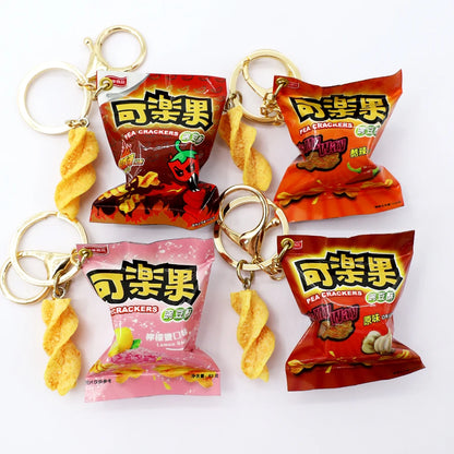 Simulation 可樂果 (Koloko) Bag of Pea Crackers Keychain