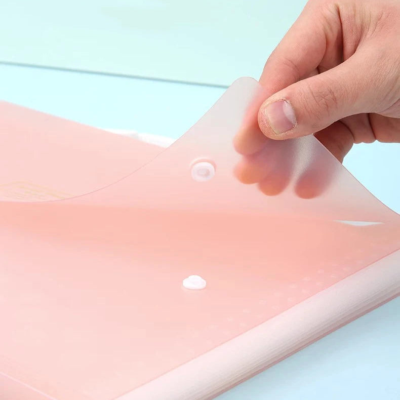 KOKUYO Pastel Cookie 13 Pocket Expanding File Folder