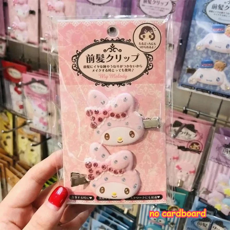 New Sanri Charmmy Kitty Hair Clips Cartoon Decor Barrette Clip Fashion Women Seamless Bangs Clip Cute Duckbill Clip for Party