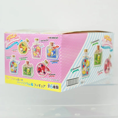RE-MENT Sanrio Blind Box Toys Miniature Fruit Scene Anime Figure Hello Kitty My Melody Cinnamoroll Doll Model Toys Gifts