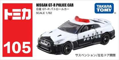 Takara Tomy Tomica Diecast 1/64 Police Car Series Fire Truck Ambulance Vehicle Helicopter Alloy Model Kids Toys Boys